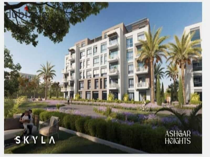 شقة بجاردن للبيع أشجار هايتس Apartment with garden for sale in october 7