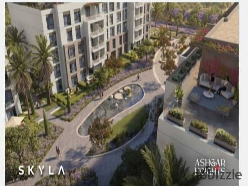 شقة بجاردن للبيع أشجار هايتس Apartment with garden for sale in october 8