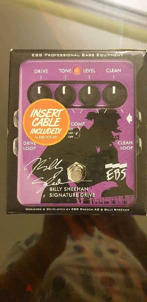 Billy Sheehan Signature Bass Guitar Drive Pedal 1