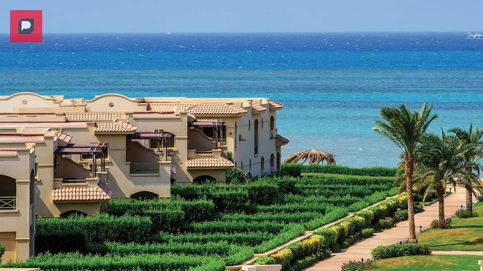 Twinhouse villa corner finished for sale with a very special view in Telal Ain Sokhna Village, Sea Shore phase, next to La Vista and near Porto Sokhna 3