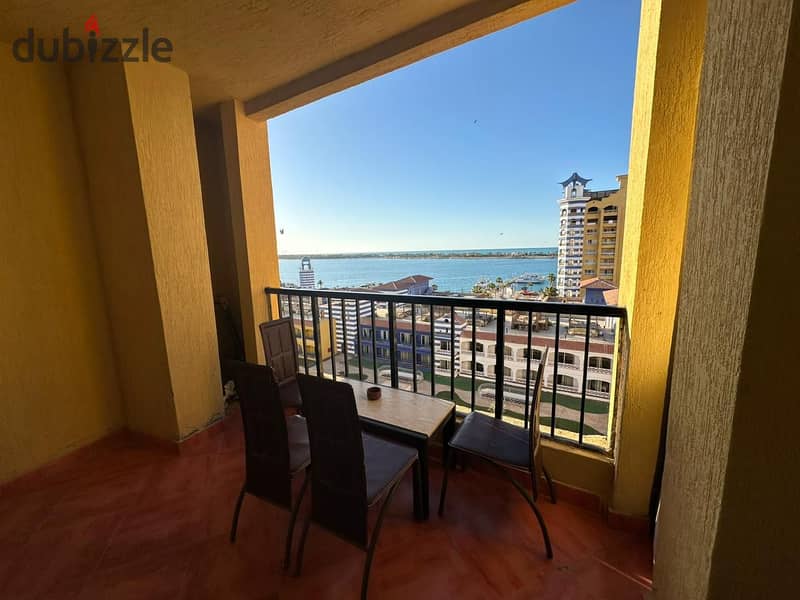 in north coast , hotel a partment , for rent porto marina tower 7 5