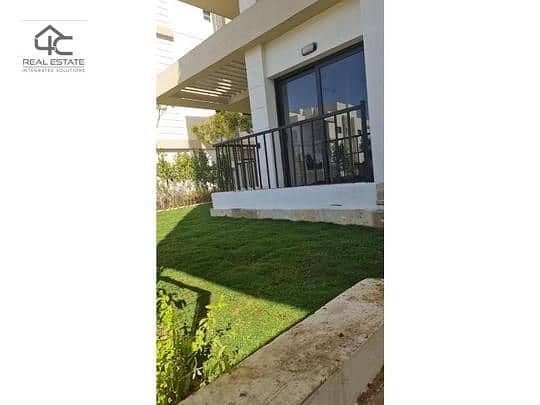 Ground floor apartment with garden, finished with air conditioners, in installments, in the Fifth Settlement 6