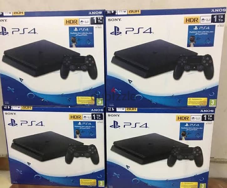 جهاز ps4 slim  ١ تيرا 0