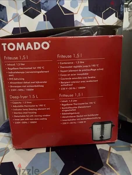 deep fryer tomado 5