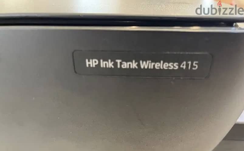 Printer hp ink tank wirless 415 black + colors Used like new 1