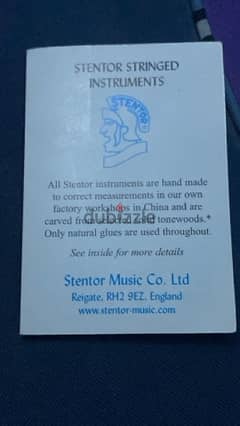 STENTOR STRINGED INSTRUMENTS 1/2