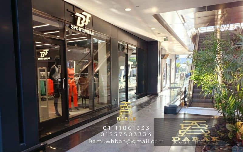 The last shop for rent in Madinaty in East Hub Double Face next to Galal Cafe and 2B and many brands. Shop for rent in Madinaty, facing the mall 1