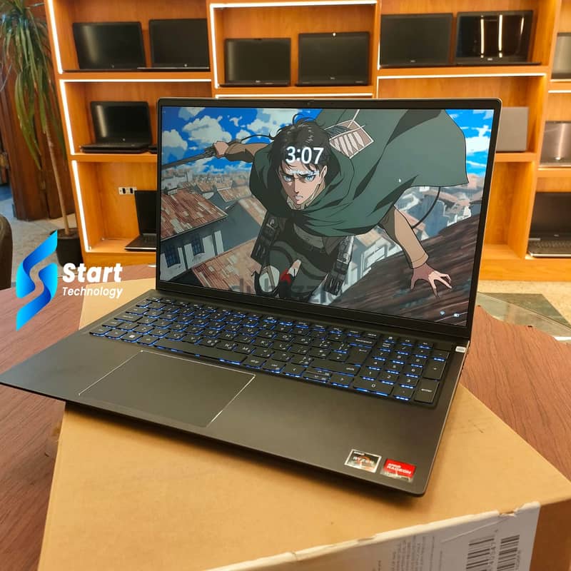 بالكرتونةopen boxلابتوبdell vostro5515بروسيسورryzen5 5500 يعادل جيل11 2