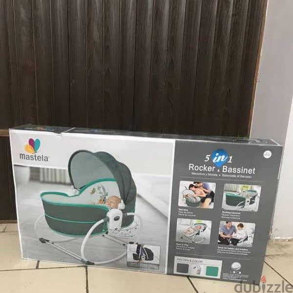 سرير أطفال مستورد Mastela 5 in 1 Rocker & 2