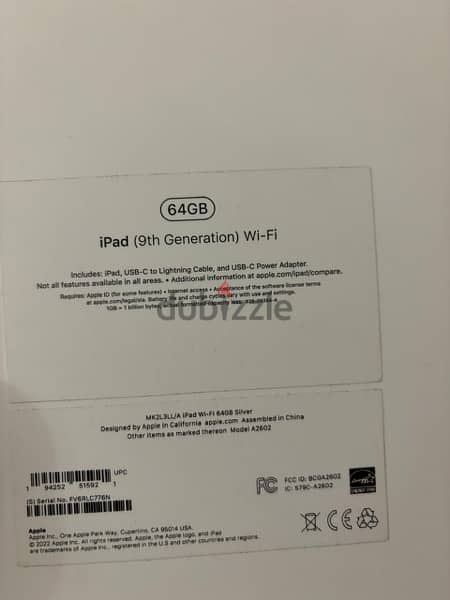 iPad 9th generation 64 gb 2