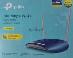 راوتر tp link vdsl 300mps مستعمل بعنايه