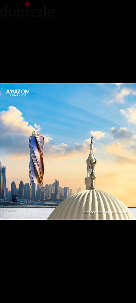 مكتب اداري ببرج امازون بجوار البرج الايقوني Capital Diamond Tower 1