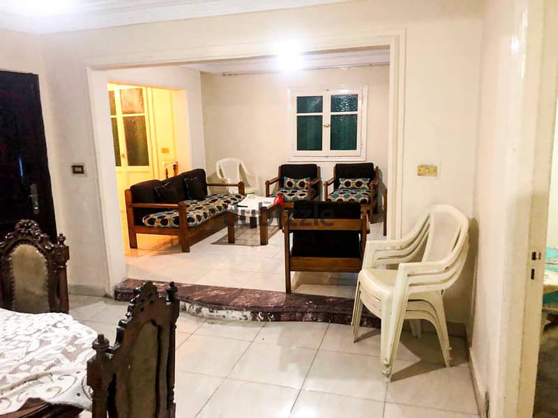 Furnished air-conditioned apartment for rent, 180 square meters, in Al-Eisawi - 9,000 pounds per month 1