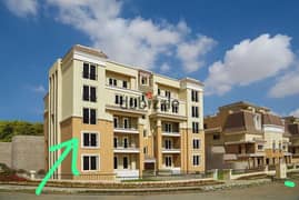 Apartment for sale in Sarai Compound, New Cairo, in installments over 8 years, direct on Al Amal Road