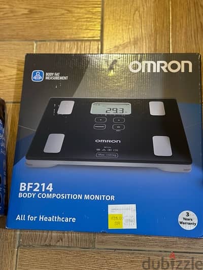 جهاز ميزان تحليل مكونات الجسم omron bf214