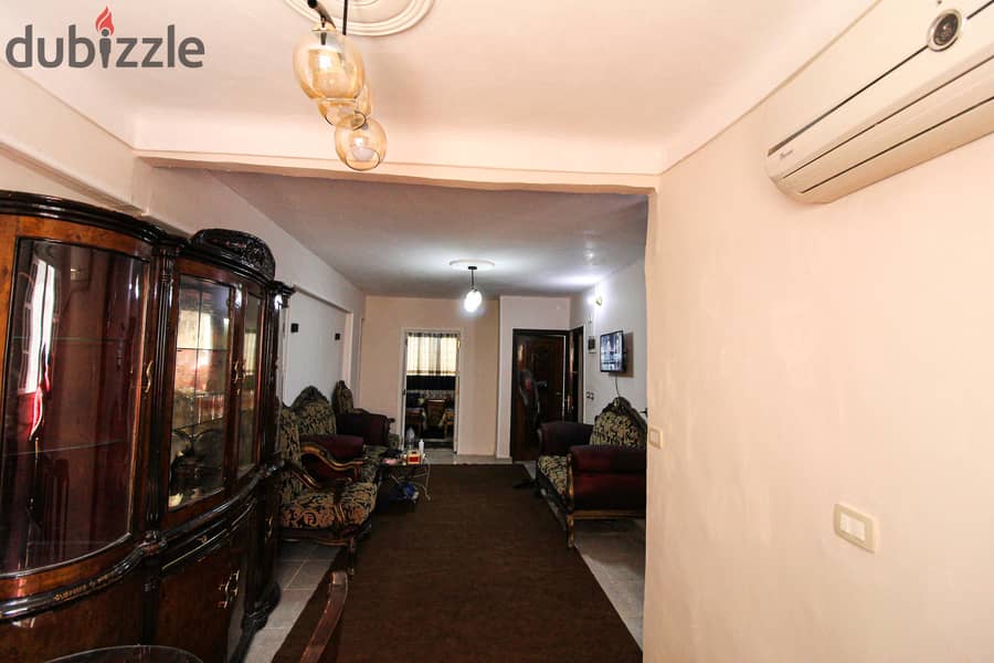 Furnished air-conditioned apartment for rent 90 meters in Smouha, Nasr Street - 12,500 per month 2