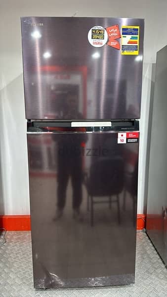 toshiba fridge 411L - ثلاجة توشيبا