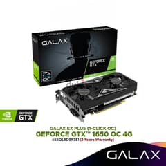 للبيع كارت شاشة GeForce GTX 1650 4G