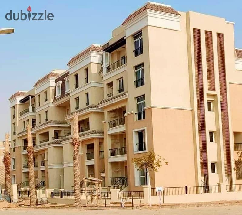 The last 131 sqm apartment with a 125 sqm garden for sale in Sarai Compound 8