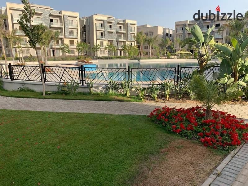 Immediate delivery flat 123m pool view in galleria compound new cairo 1