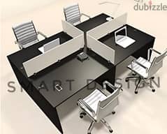 خلية عمل / وورك استيشن/ بارتيشن مكاتب موظفين/ Work Station/ Partition