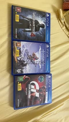 uncharted 4 ,horizon, gran turismo