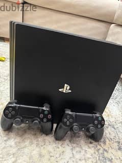 ps4 pro for sale with 2 controllers