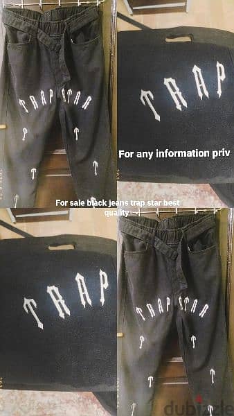 New black jeans trap star best quality 2