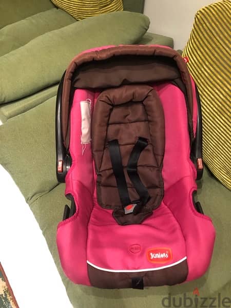 junior stroller and car seat attached 4