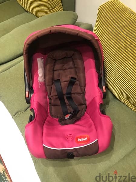 junior stroller and car seat attached 5