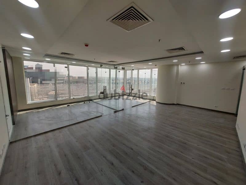 مكتب اداري للايجار 114م علي شارع التسعين التجمع الخامس Office For Rent 1