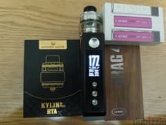 Drag 4 kit+
KYLIN M PRO RTA
+Efest 18650 3000mAh 35A IMR Battery