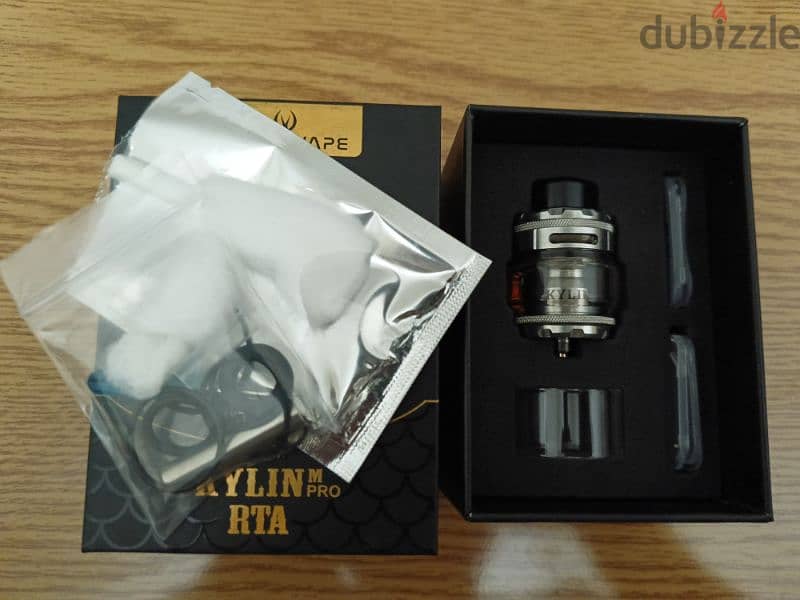 Drag 4 kit+
KYLIN M PRO RTA
+Efest 18650 3000mAh 35A IMR Battery 3