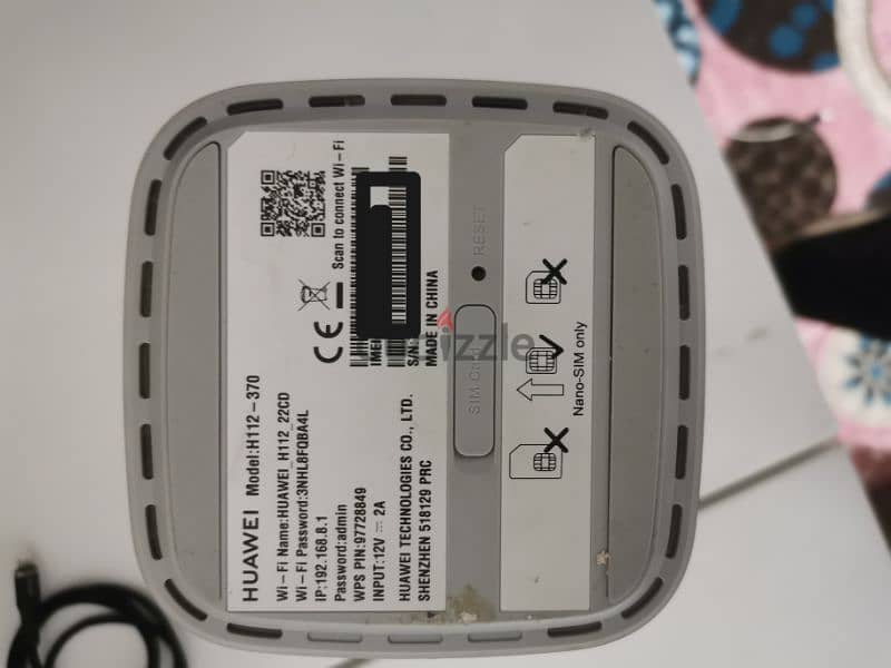 Huawei router 5g cpe H112-370 2