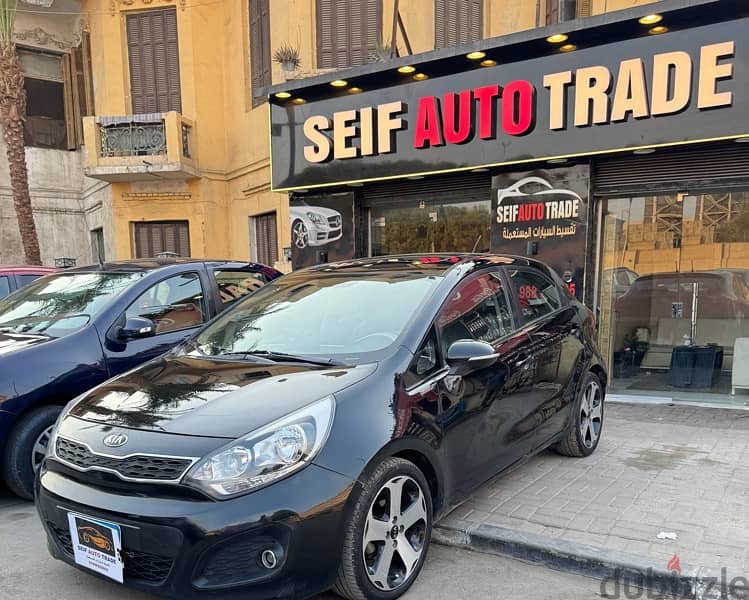 Kia Rio 2015كيا ريو هاتشباك فابريكة بمقدم ١٩٠ ألف 2