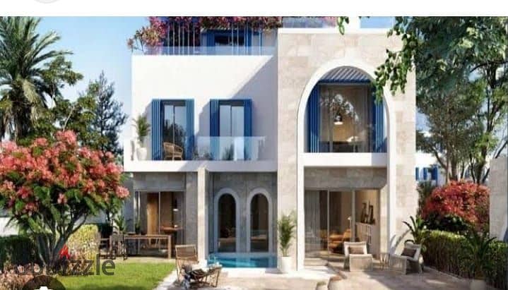 Independent villa for sale, 8 rooms with private swimming pool, Sheikh Zayed, installments over 9 years 0