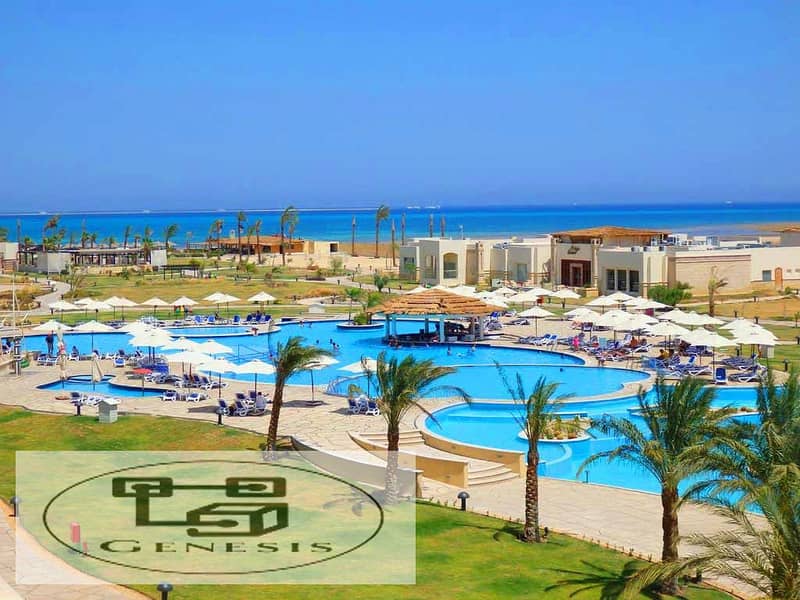 Independent villa for sale, 158 sqm, first row on the sea, directly in Soma Bay, Hurghada | in installments 8