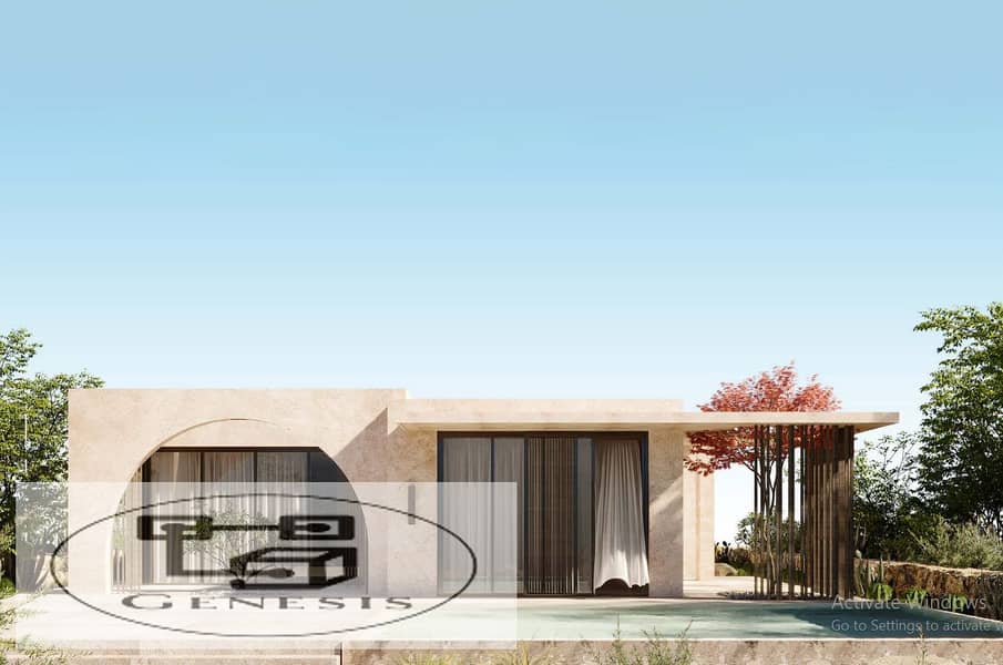 Independent villa for sale, 158 sqm, first row on the sea, directly in Soma Bay, Hurghada | in installments 13