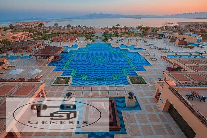 Independent villa for sale, 158 sqm, first row on the sea, directly in Soma Bay, Hurghada | in installments 27