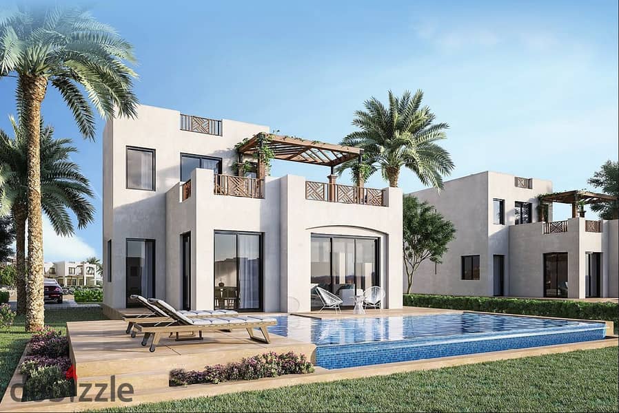 Villa for sale in Makadi Orascom Hurghada 193m fully finished Makadi Heights 6