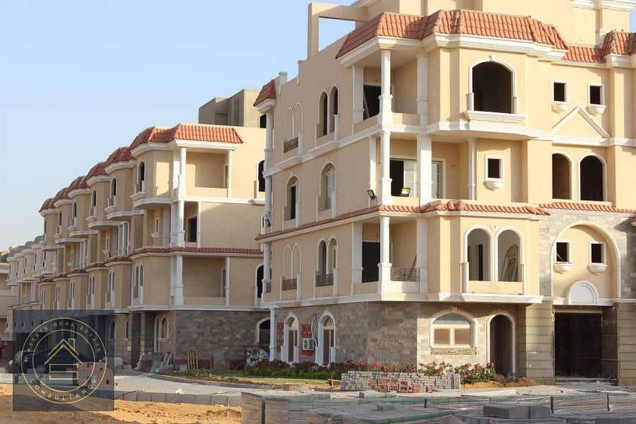 Duplex with Garden for sale in Abha compound beside Mountain view & Sodic , 15 Minutes from Sheikh Zayed 2