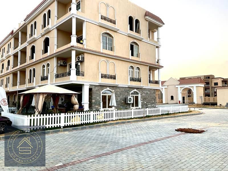 Duplex with Garden for sale in Abha compound beside Mountain view & Sodic , 15 Minutes from Sheikh Zayed 3