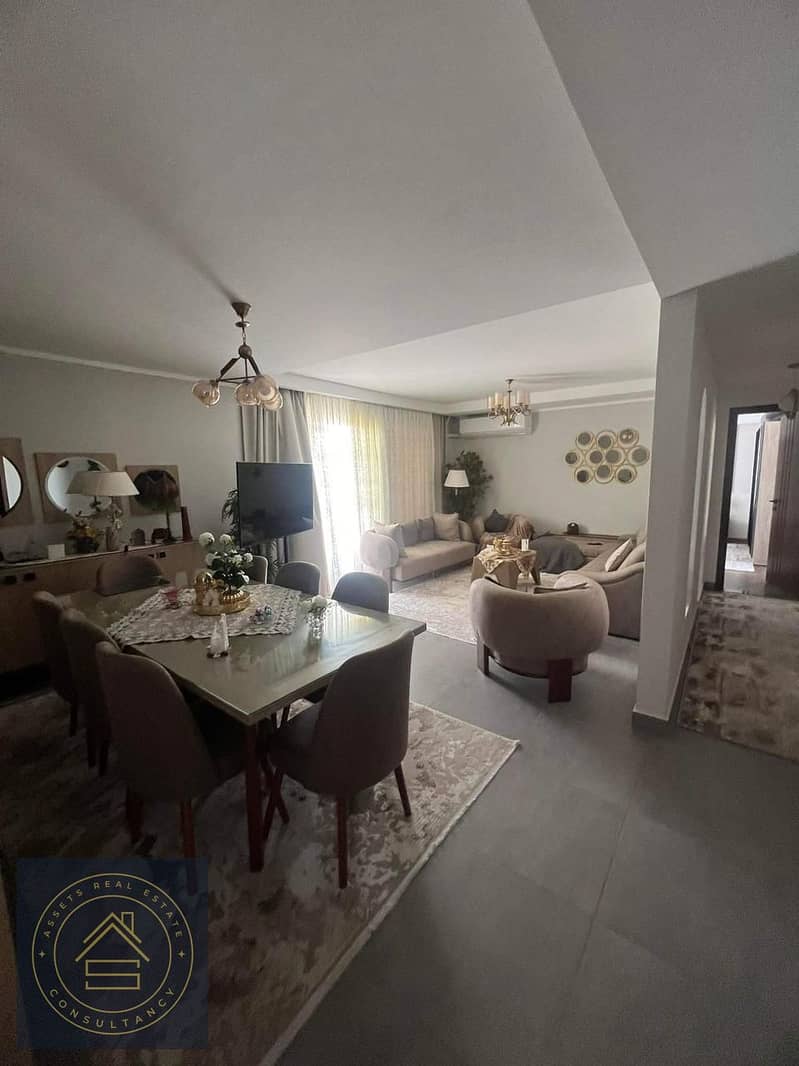 Resale Fully finished ground with garden apartment for sale in Palm Parks Palm Hills , 5 minutes form Sheikh Zayed City 0