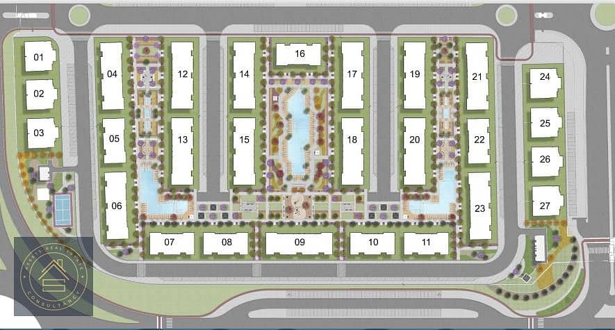 Large Fully Finished Townhouse Corner in front of Alamein Towers North Coast over a 7 years payment plan with a near Delivery! 4