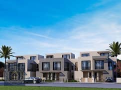 Townhouse Villa for sale at Garden Lakes Hyde Park 6th October , Lowest Price over an 8 years payment Plan 0