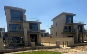 Ready to move Villa in the most luxury compound from Sodic at New Sheikh Zayed beside Emaar Belle Vie , Ora Solana  and 10 minutes from Sphinx Airport