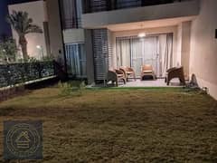 Resale Fully finished ground with garden apartment for sale in Palm Parks Palm Hills , 5 minutes form Sheikh Zayed City 0