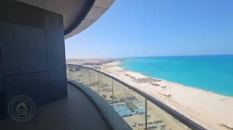 Own a luxuries Fully Finished Apartment , first row on Sea in Alamien Towers North Coast with a several Payment plans starting from 3 years up to 10Y 3