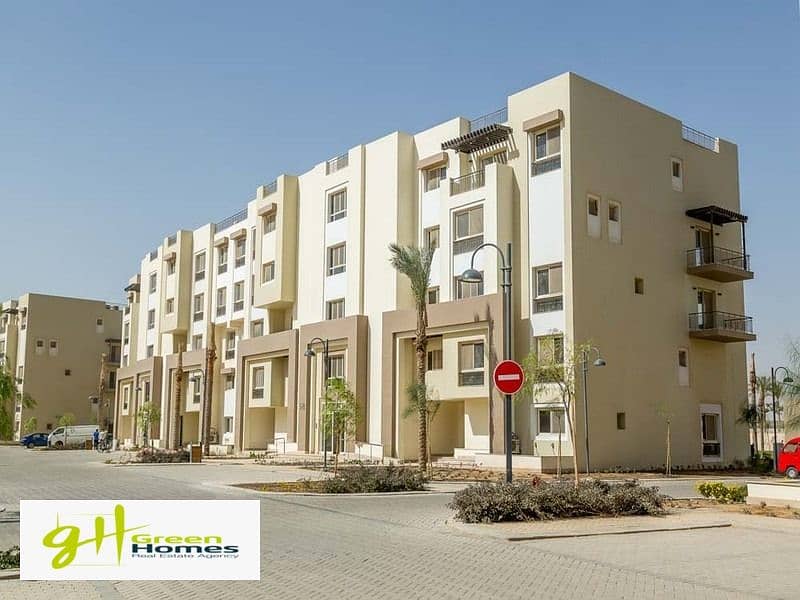 Fully Finished Apartment View Land scape for rent in Uptown Cairo at a special price 2