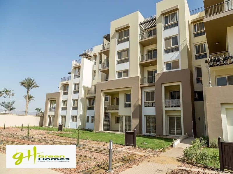 Fully Finished Apartment View Land scape for rent in Uptown Cairo at a special price 4